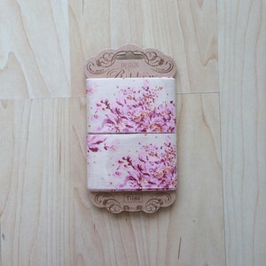 Printed ribbon by Tilda &quot;Painting Flowers&quot;