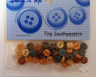 Dress it up - Buttons Minis Tiny Southwestern 6 mm