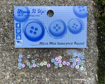 Dress it up - Buttons Micro Mini Innocence Round