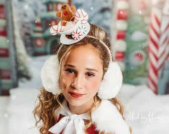 Cindy Lou Who Costume Teacup Headband | Felt Gingerbread/Candy, Christmas Gift, Holiday Party, Whoville, Grinch Costume, for Girls Women