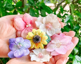 Rapunzel Flower Hair Clips/for Toddler Girls Women Gift from Mom Eras Tour Hair Accessories Disney Princess Birthday Party Favors