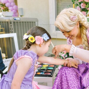 Princess Party Rapunzel-inspired Flower Hair Clips/for Women Toddler Girls Flowers for Hair Birthday Party Gift Rapunzel Ballet Dance Hair