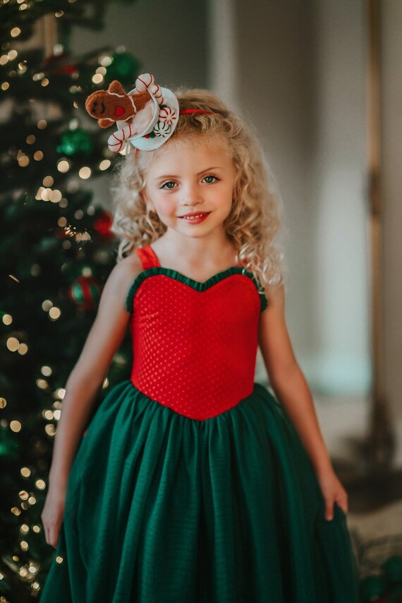 white christmas dresses Girls Cindy Lou Who Costume Whoville Dress Cloak Christmas Girls Wig A –  ACcosplay main image 1