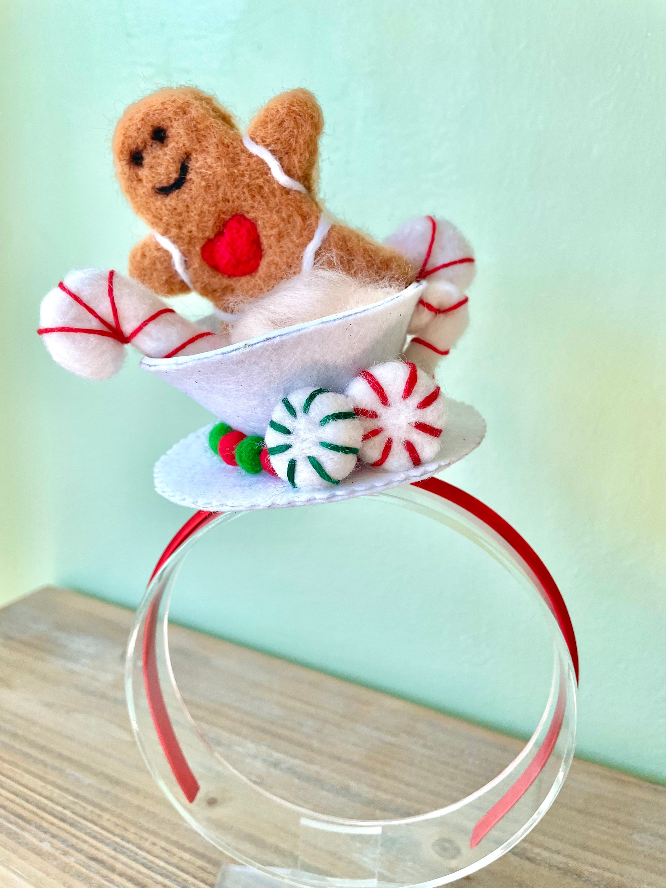 Christmas Candy Cane Headbands Set 4 Women Girls Holiday Party Accessory The cutest Christmas hair accessories from Walmart  main image 3