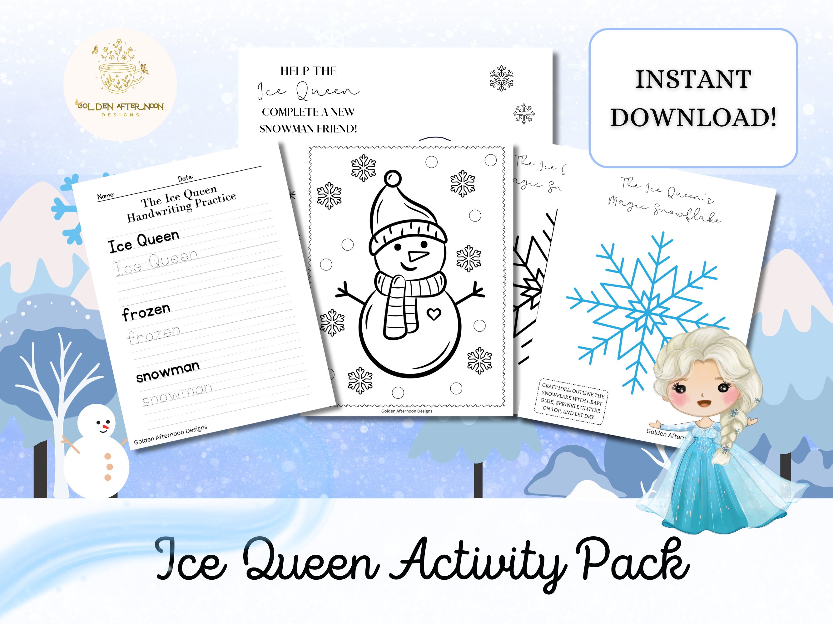 Set van 20 tekenbundels, afdrukbaar activiteitenpakket | Prinsessenfeest,  zomerplezier, voor kinderen, direct downloaden, verjaardagsgunst,  kleurplaten - Etsy België, image size:2667x2000