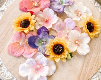 Rapunzel-inspired Flower Hair Clips/flowers for Braid  display picture 1