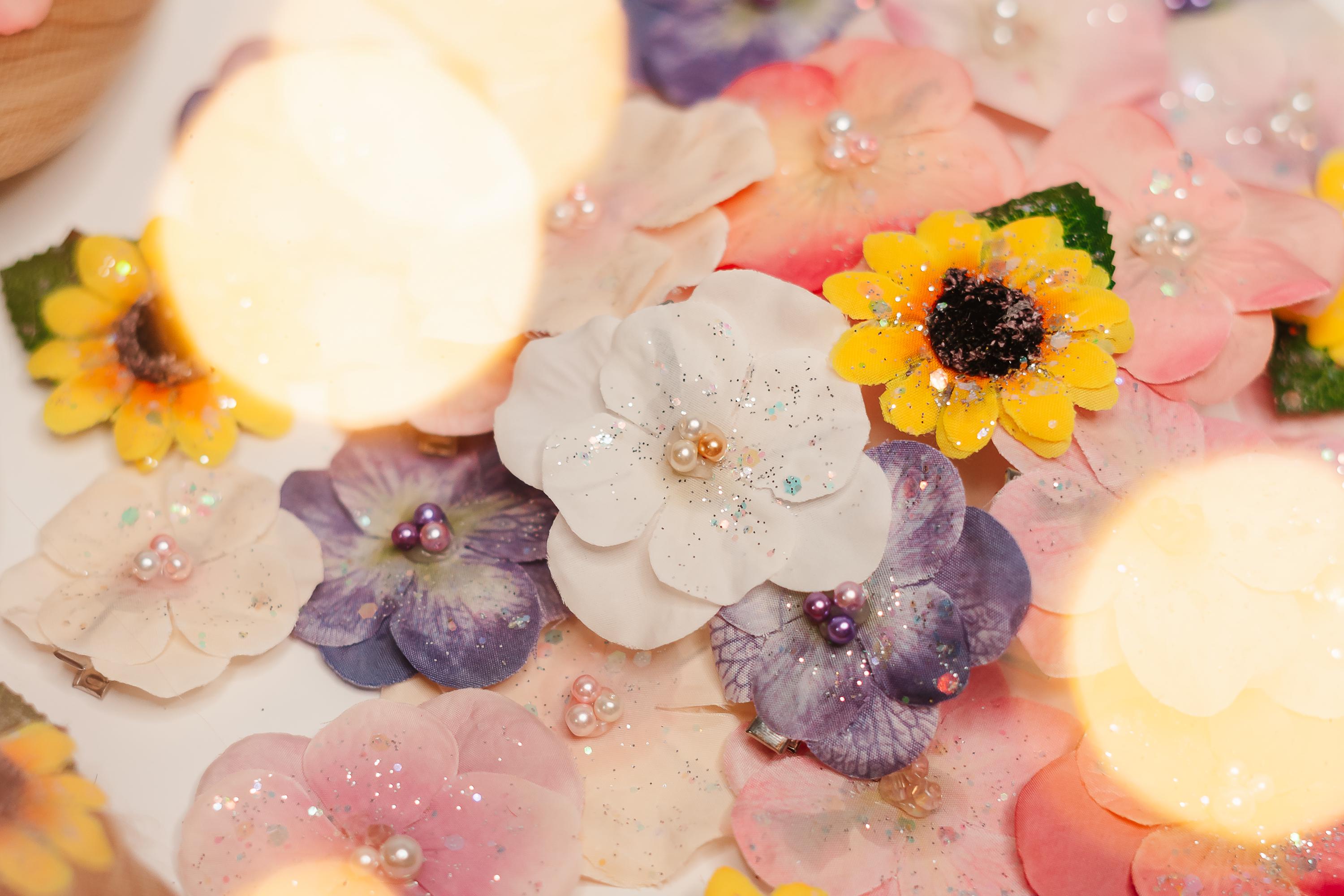 Rapunzel Tangled-inspired Flower Hair Clips/flowers for Long  display picture 3