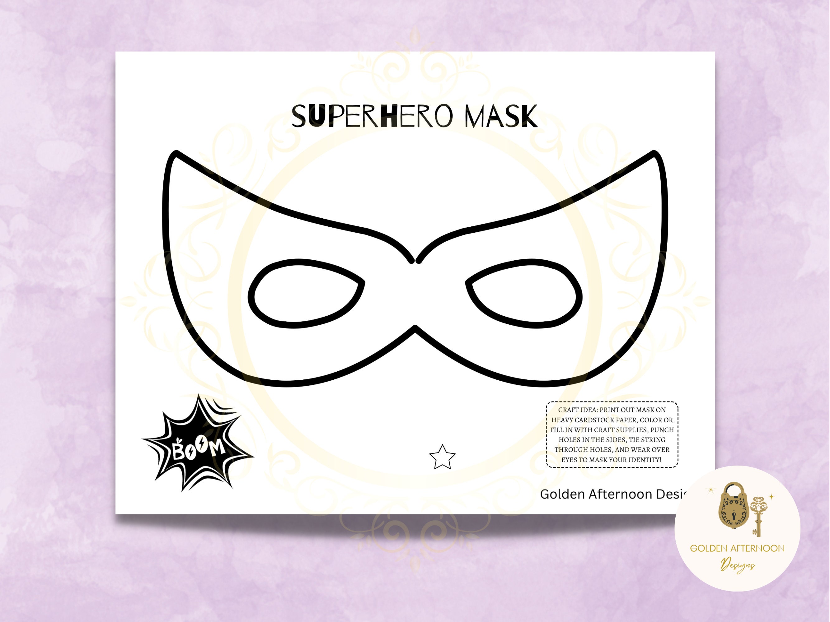 Superhero Printable Activity Pack/girl Boy Superhero Birthday Party ...