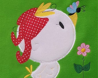 Stickdatei Appli Küken Stickmuster Embroidery design Birdie