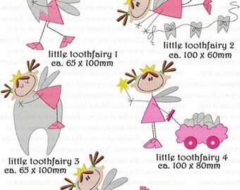 Stickdatei/Stickmuster "Little Toothfairy"