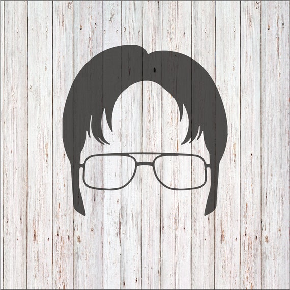 Dwight Schrute The Office Svg Vector Cuttable Design Etsy