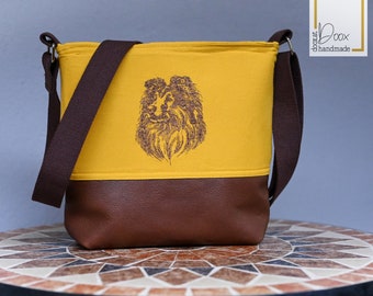 Sheltie buffalo leather bag