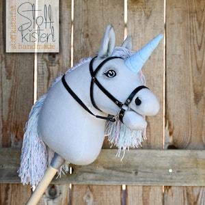 Hobby Horse EINHORN with bridle and halter