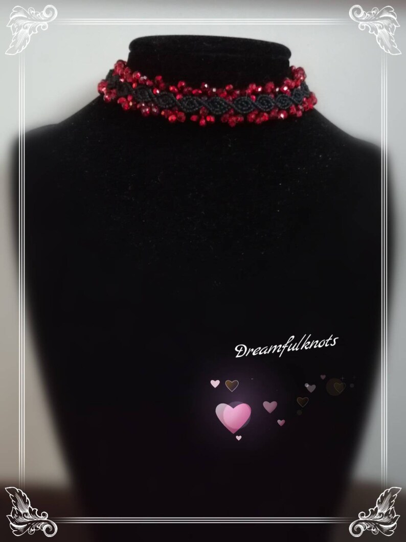 many colors necklace length adjustable Macrame choker jewelry hypoallergenic handmade macrame jewelry statement necklace