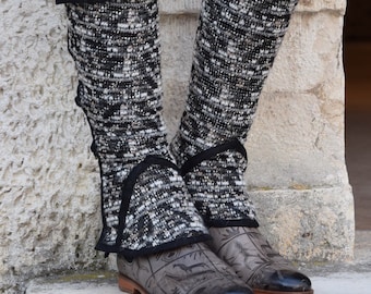 S/M/L/XL, Gaiters, Gamaschen 'Elfe', leg accessories, leg warmers, leggings, Stulpen, Dadarellaleg cuffs