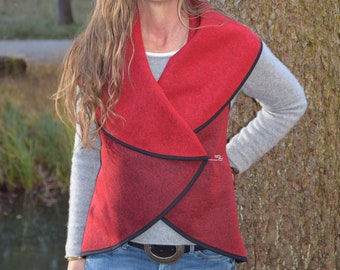 S/Meter/L/XL Bodywrap JULIA, Casheur, Dadarella, warm, lay look, vest, wrap vest, shawl, wrap,