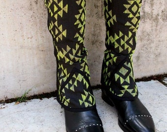 S/M/L/XL, Gaiters, Gamaschen 'Geo', leg accessories, leg warmers, leggings, Stulpen