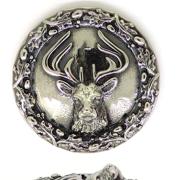 Deer conchos - Ø 1-1/2 inch