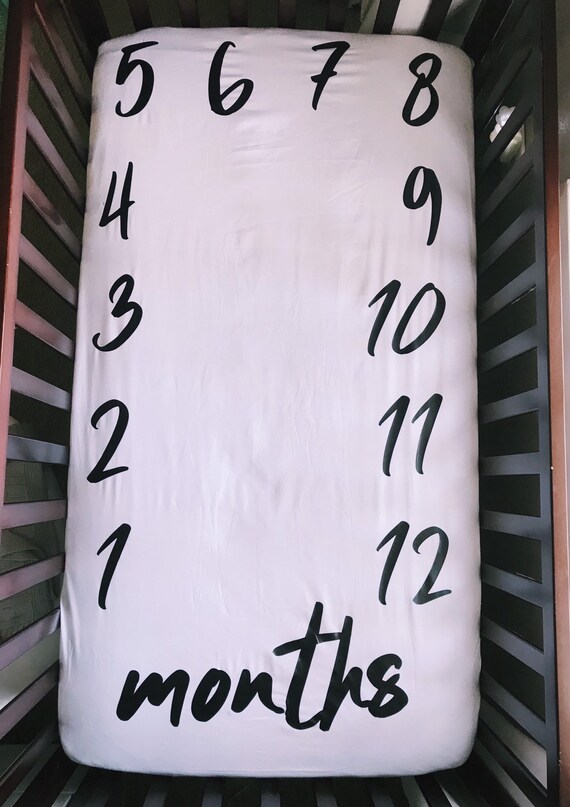 milestone crib sheet