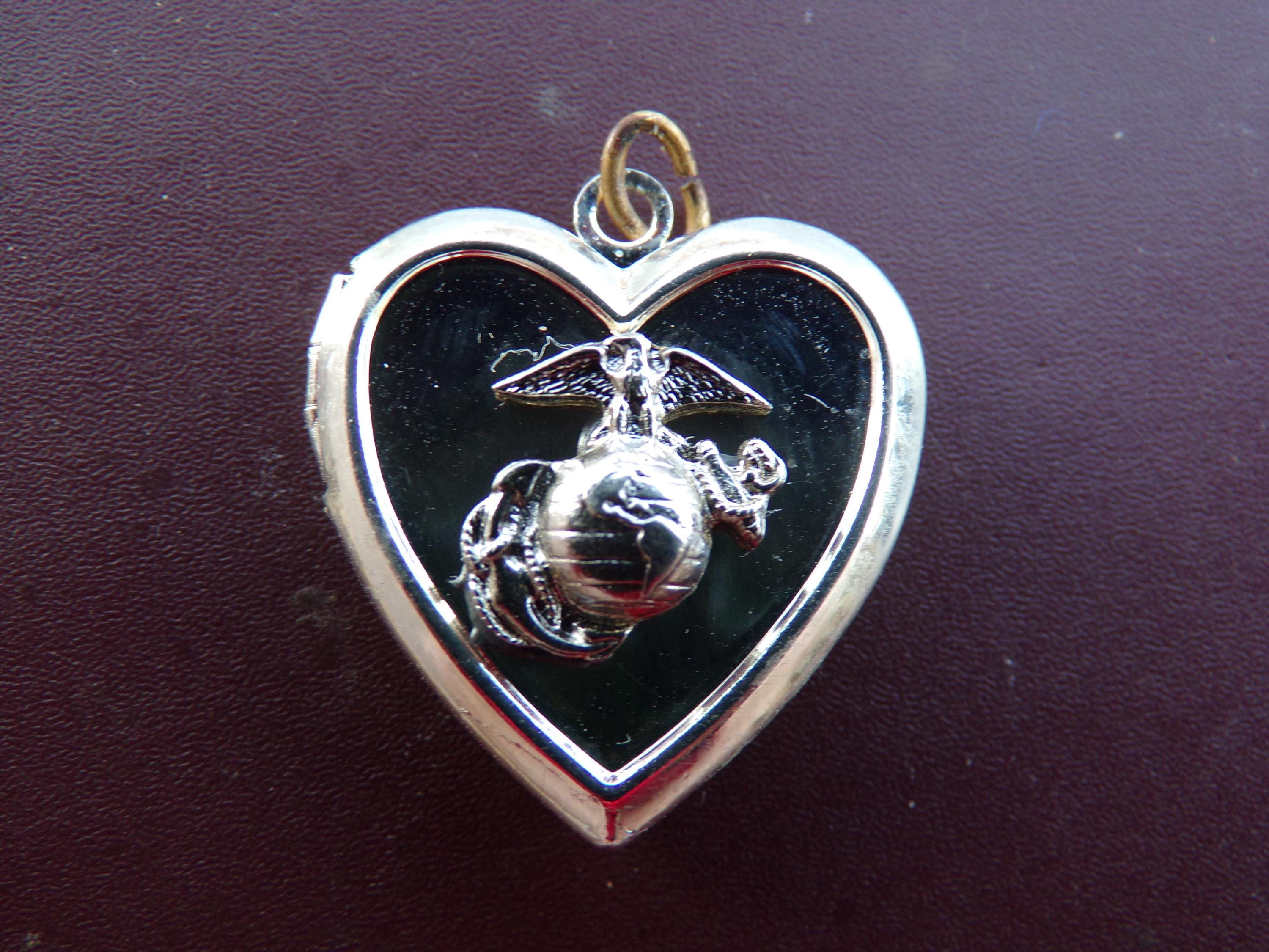 アクセサリー 40s sweet heart jewelry usmc Vintage_WWII_US_Marine_Corps_S