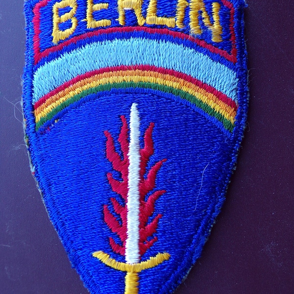 US Army Berlin Brigade Patch Vintage Insignia Uniform SSI Military German Europe West Berlin Cold War 6th and 502nd Infantry Forces Germany