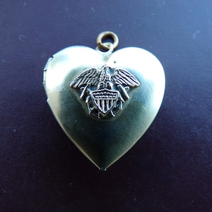 Sweetheart Locket Navy - Etsy