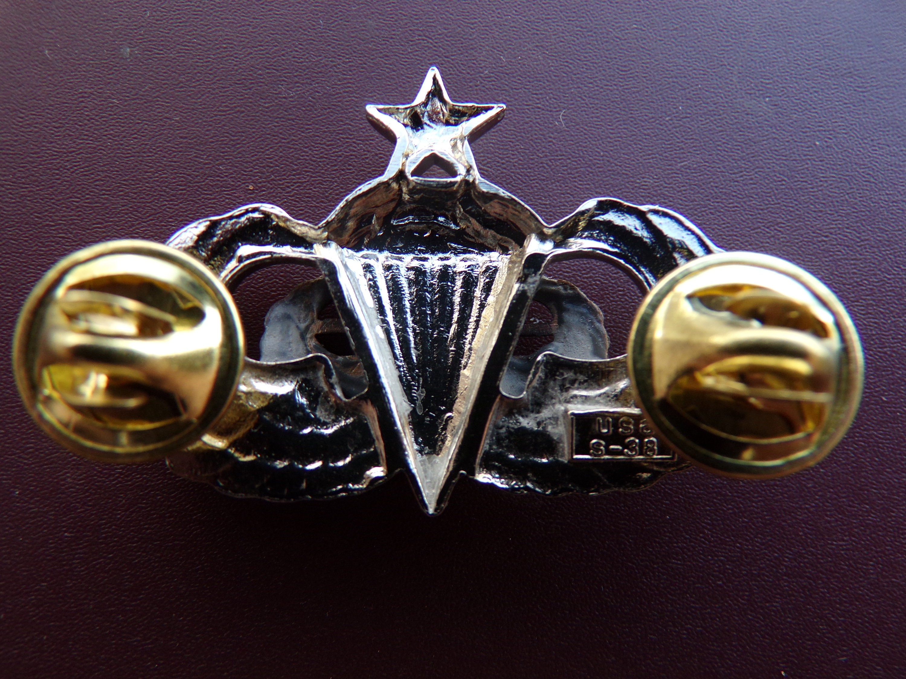 Airborne Air Assault Senior Jump Wing Badge Military Uniform