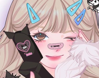 Custom Anime Portrait,YouTube PFP, 100% Hand Drawn No AI Chibi Avatar, Kawaii Profile Picture, Gaming Streamer Icon, Discord Twitch Cartoon