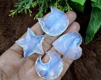 White Opalite Carving, Healing Mix Set, Festival Decor, Pocket Stone, All Crystal Carving Stone for Gemstone Jewelry Making, Gift for Her