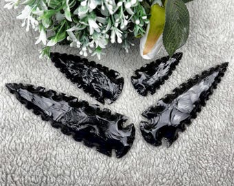 Black Obsidian Arrowhead: Stone of Integrity, Healing Crystal