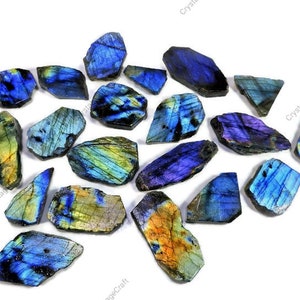 Natural Labradorite Slice Multi Fire Labradorite Slab Gemstone Labradorite Rough Labradorite Raw Wholesale Gemstone For Jewelry Making