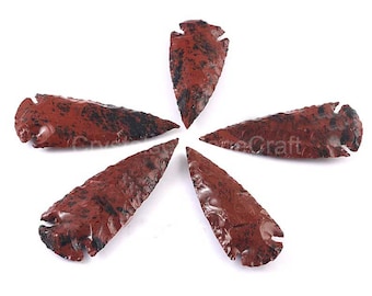 Mahogany Arrowhead - arrow decor - stone arrowhead - healing crystals and stones - Mahogany Blade - Mahogany arrowhead - chakra crystals