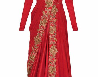 Saree Gown - Etsy Australia