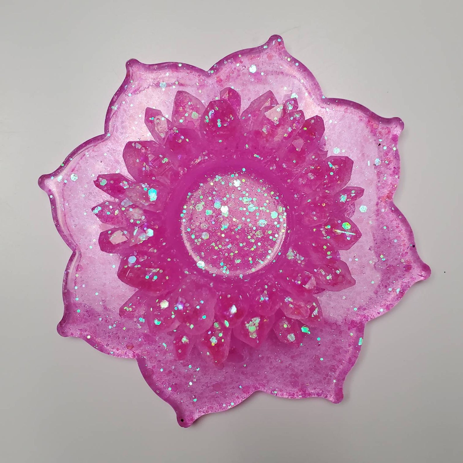 Lotus Flower Pink Lotus Flower Resin Candle Holders Candle Etsy