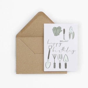 Anniversaire de jardinier | Carte