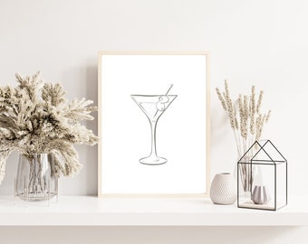 Martini | Print in A4 A5 A6