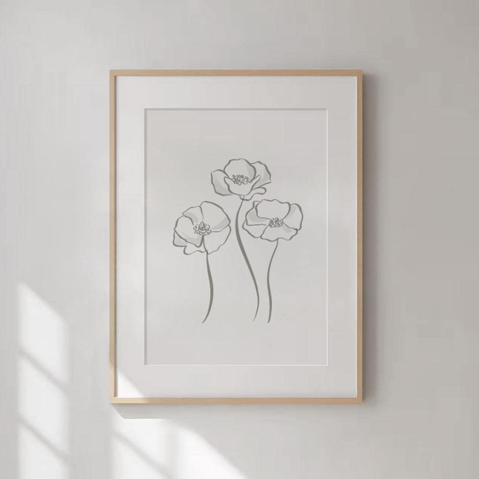Poppies | Print in A4 A5 A6