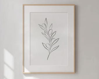 Olive Branch | Print in A4 A5 A6