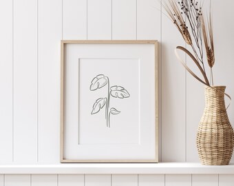 Monstera | Print in A4 A5 A6