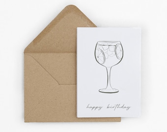 Cumpleaños de ginebra / Tarjeta