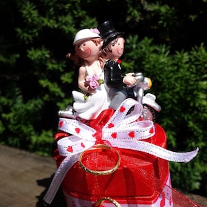 Herzige Dose Geldgeschenk Hochzeit / Motorrad-Brautpaar / Geschenkdose / Hochzeitsgeschenk