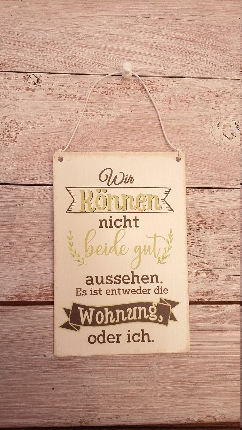 Witzige Sprüche Schild Unordnung & kreativ Etsy.de