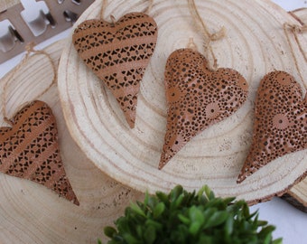 Rustic hearts