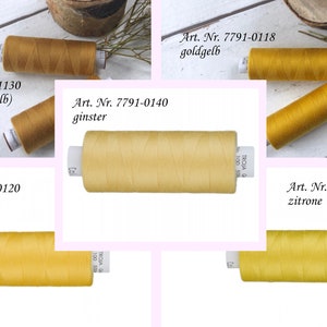 Troja yarn over 50 colors quality sewing thread Oeko-Tex-100 Art 7791 image 4
