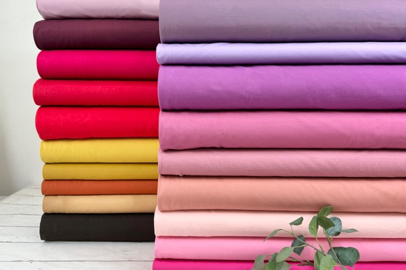 Sweatstoff angeraut - Uni rosa, pink, flieder, aubergine, bordeaux, rot, gelb, braun - Öko-Tex-100 Art-Nr. 400-