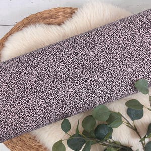 Jersey fabric – leopard print animal print in ecru, dusty rose, light grey, olive green, denim blue – Oeko-Tex Standard 100 No. 201 – from 50 cm hell altrosa 201-319