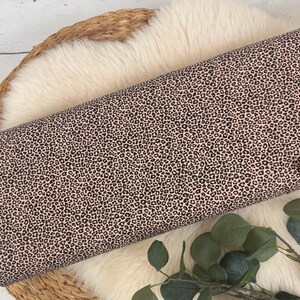 Jersey fabric – leopard print animal print in ecru, dusty rose, light grey, olive green, denim blue – Oeko-Tex Standard 100 No. 201 – from 50 cm apricot 201-321