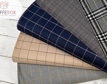 Blazer and trouser fabric - check / kilt / checked (www.stoffebox.de) Art. No. 1900