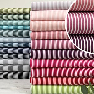 Cotton poplin fabric - stripes, striped (many colors) - Oeko-Tex 100 Art. 105-/ -08234 -02510 from 50 cm