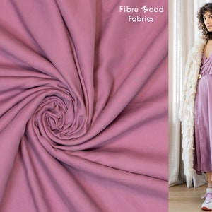 Fibre Mood Special Octavia – Lyocell Tencel fabric in plain dark lilac – Öko Tex 100 5200-007